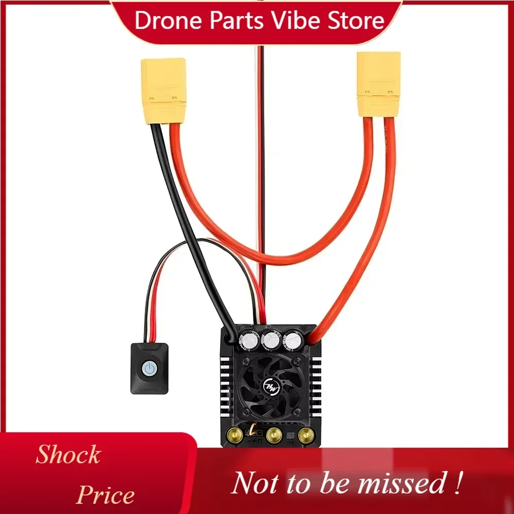 DP 하비윙 EZRun MAX8 G2S 160A 3-6S 방수 센서드 브러시리스 ESC 6A BEC 출력 1/10 1/8 RC 모델카 버기용