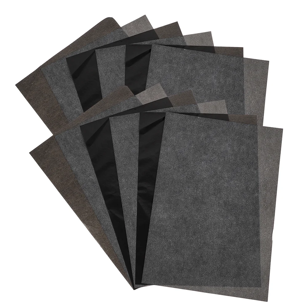 50 Pcs Embossed Graphite Carbon Paper Office Copy Transfer Drawing Trace Artist Tracing