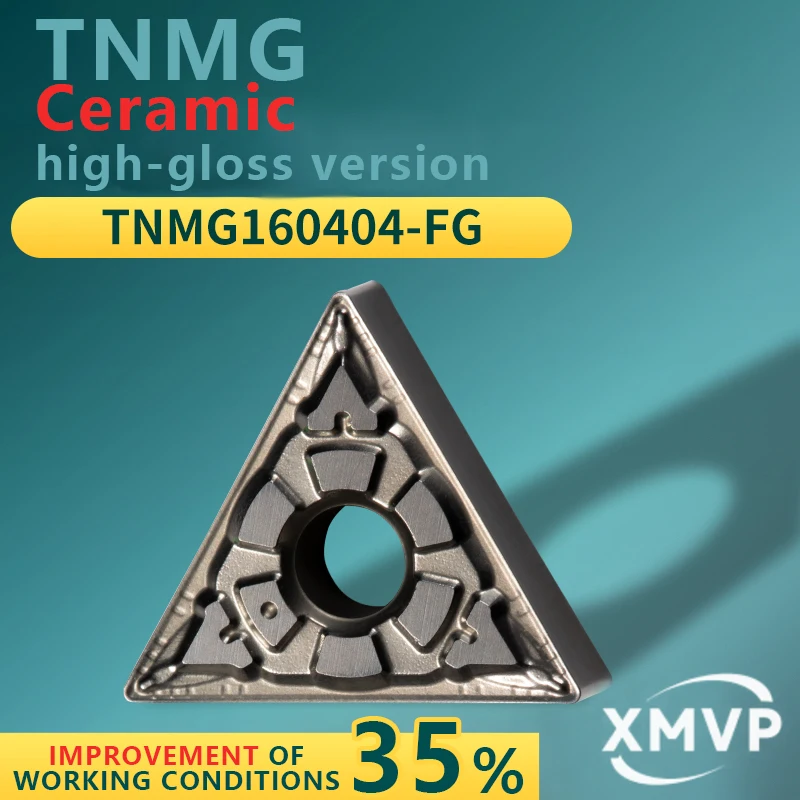 

Треугольные токарные пластины с ЧПУ TNMG160404-FG, металлокерамика класса BT920G, цилиндрические токарные пластины