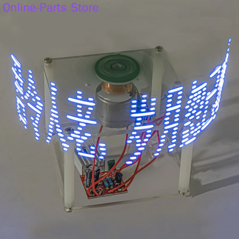 

Floating LED Display Screen Pov Rotating LED Welding Kit 51 Microcontroller DIY Electronic Production Circuit Board