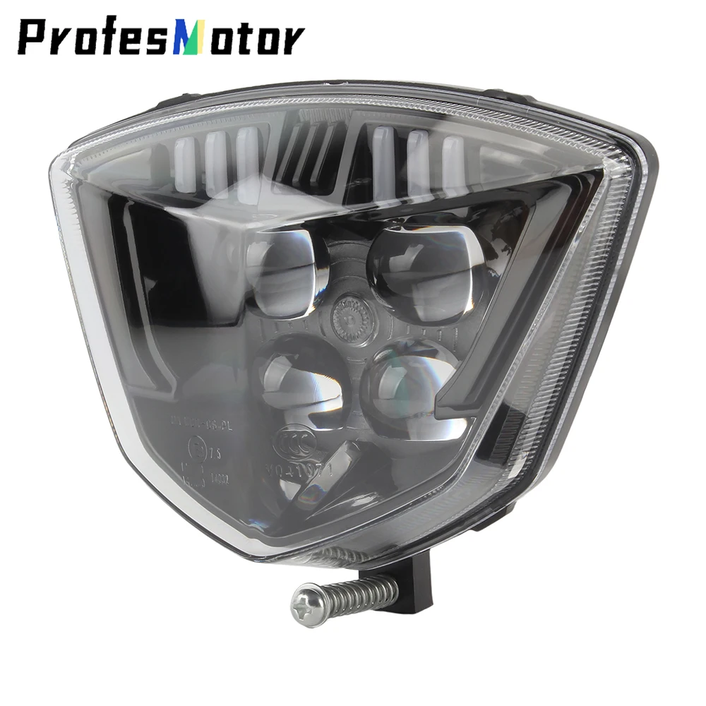 For GAS GAS Enduro Motorcycle Headlight Plate LED Wick EC 250 250F 300 350F 2021-2023 Dirt Bike Motocross Tuning Modified Parts