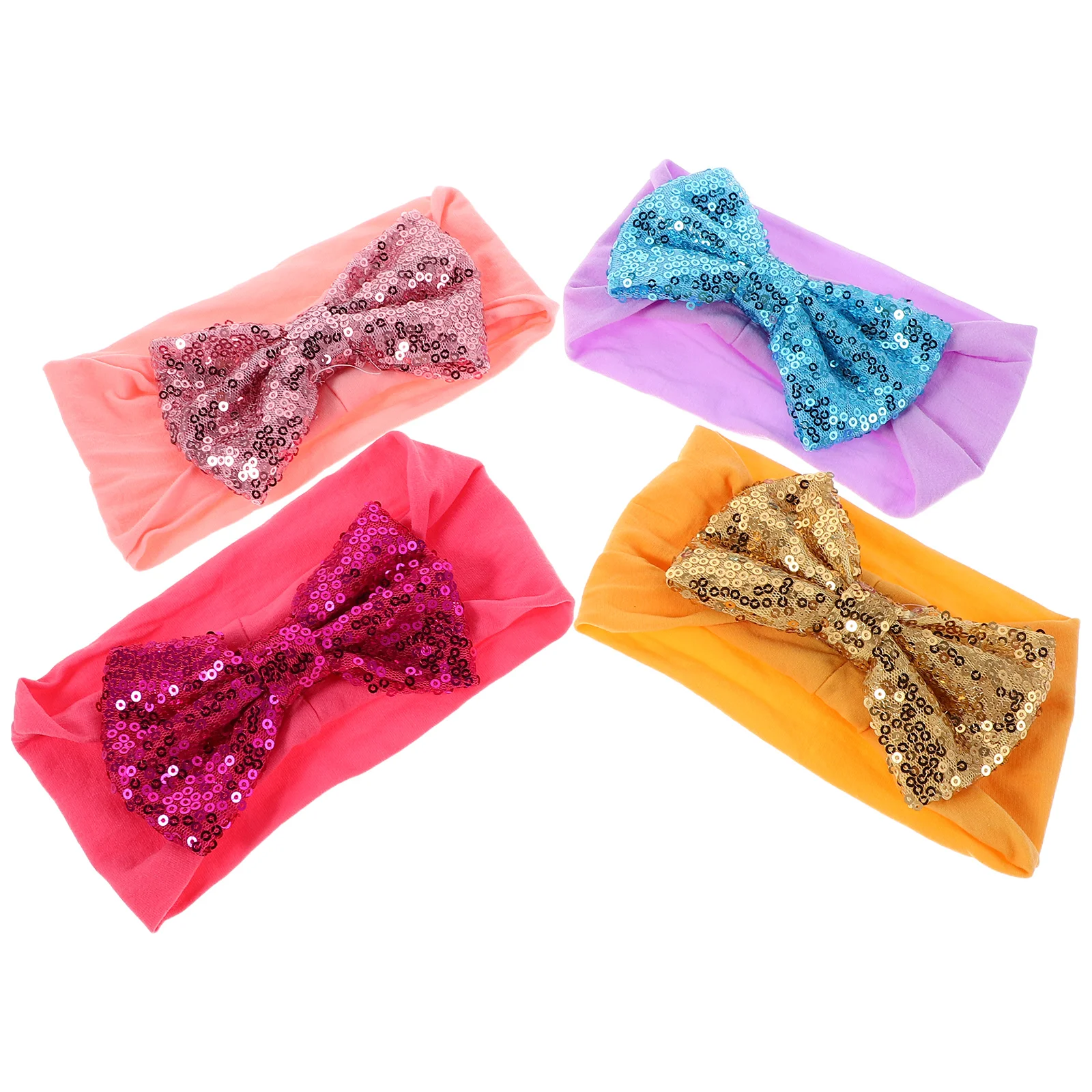 

4 Pcs Princess 's Headband Toddler Polyester Girl Hair Accessories