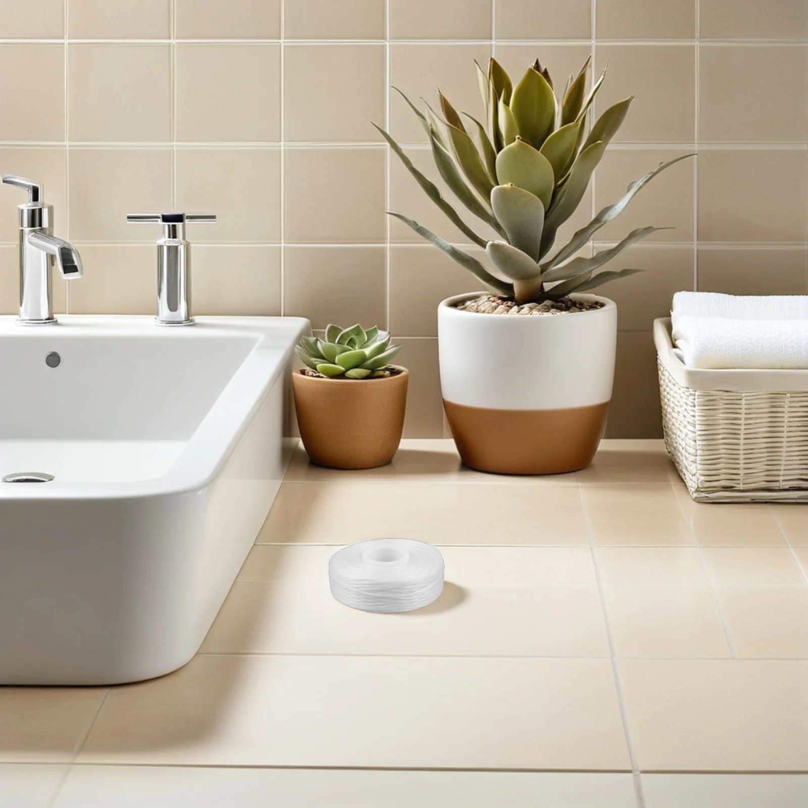 

10Pcs Dental Floss Core Replacement Durable Polyester Thread Oral Floss Refill Tool Tooth Cleaning 50m Dental Flosser Spool