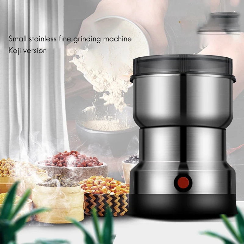 Electric Coffee Grinder For Home Nuts Beans Spices Blender Grains Grinder Machine Kitchen Multifunctional Coffee EU Plug