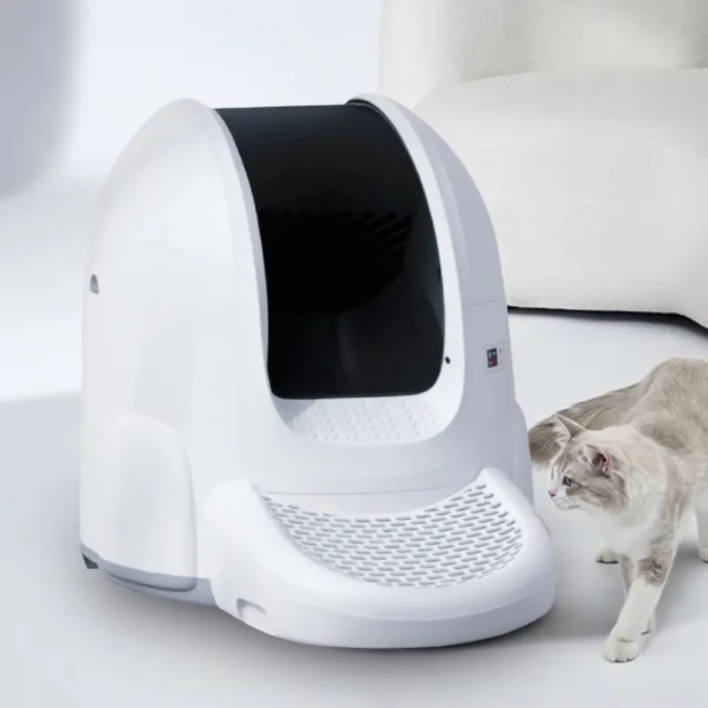 Smart Cat Toilet Semi-Enclosed Cat Litter Box Pet Self-cleaning Intelligent Automatic Cat Toilet