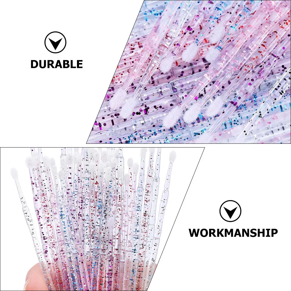 200 pezzi aste per pulizia ciglia pratico pennello per sopracciglia strumento per trucco tamponi per ciglia usa e getta accessori per la pulizia di bellezza