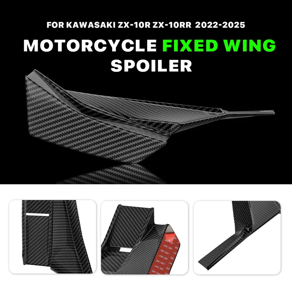 Kawasaki ZX-10R 2022-2025 Fairing Winglets ABS Plastic
