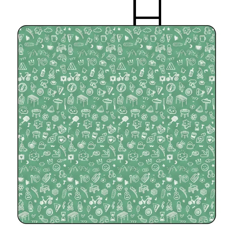 

Outdoor camping picnic mat moisture-proof outing floor mat aluminum film bottom