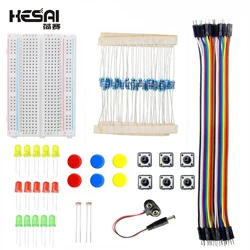Starter Kit UNO R3 Mini Breadboard LED Jumper Wire Button for arduino Diy Kit