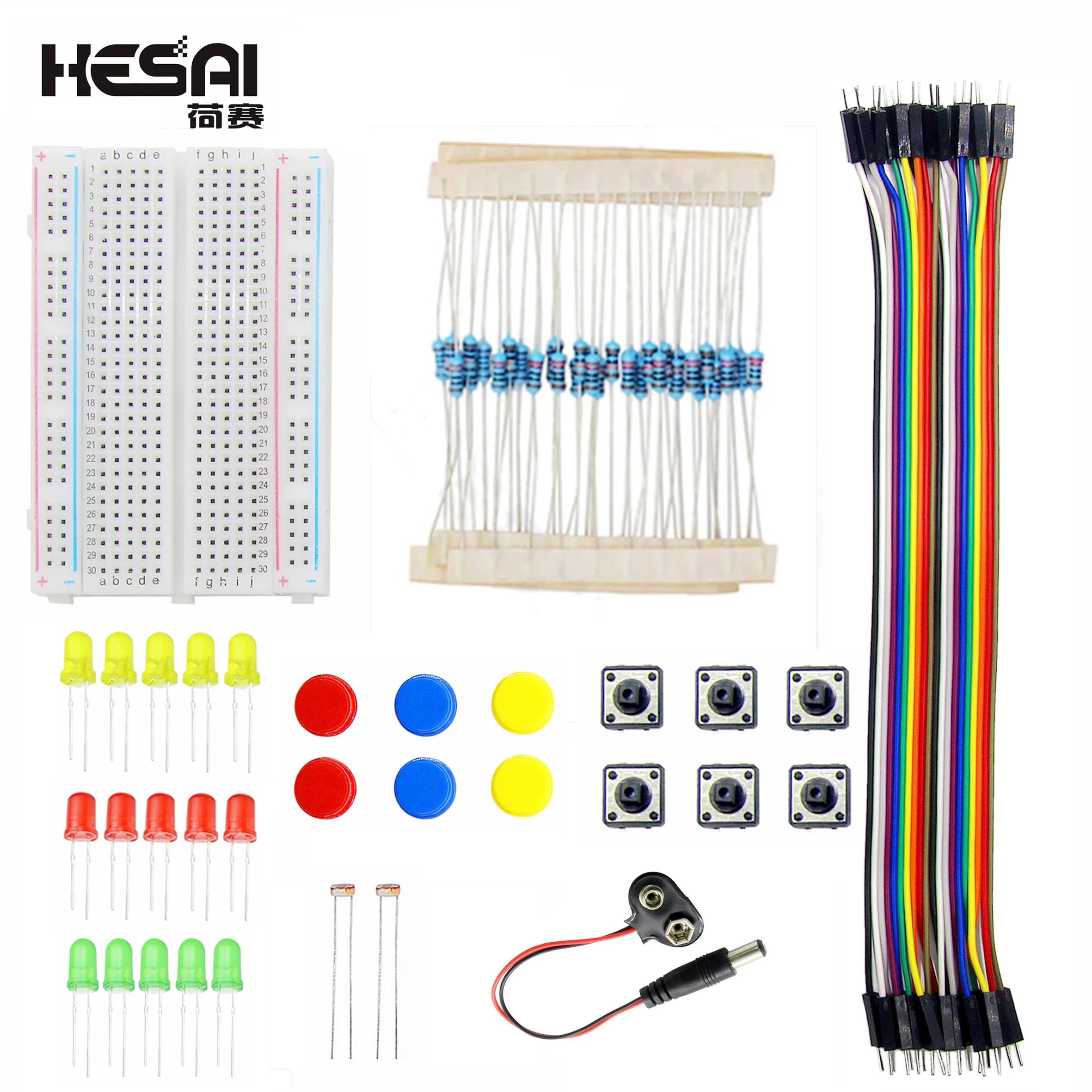 Starter Kit UNO R3 Mini Breadboard LED Jumper Wire Button for arduino Diy Kit