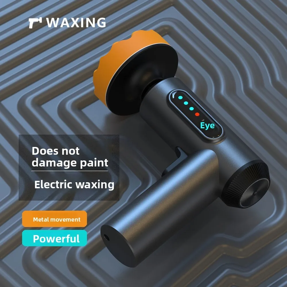 Wireless Rechargeable Car Polisher & Waxer – Multi-Functional Auto Detailing Tool With Sanding & Dust Removal Features