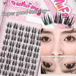 Manga Lashes Diy Natural Cluster Lashes Eyelash extension Volume Individual Lashes  Faux Mink Lashes