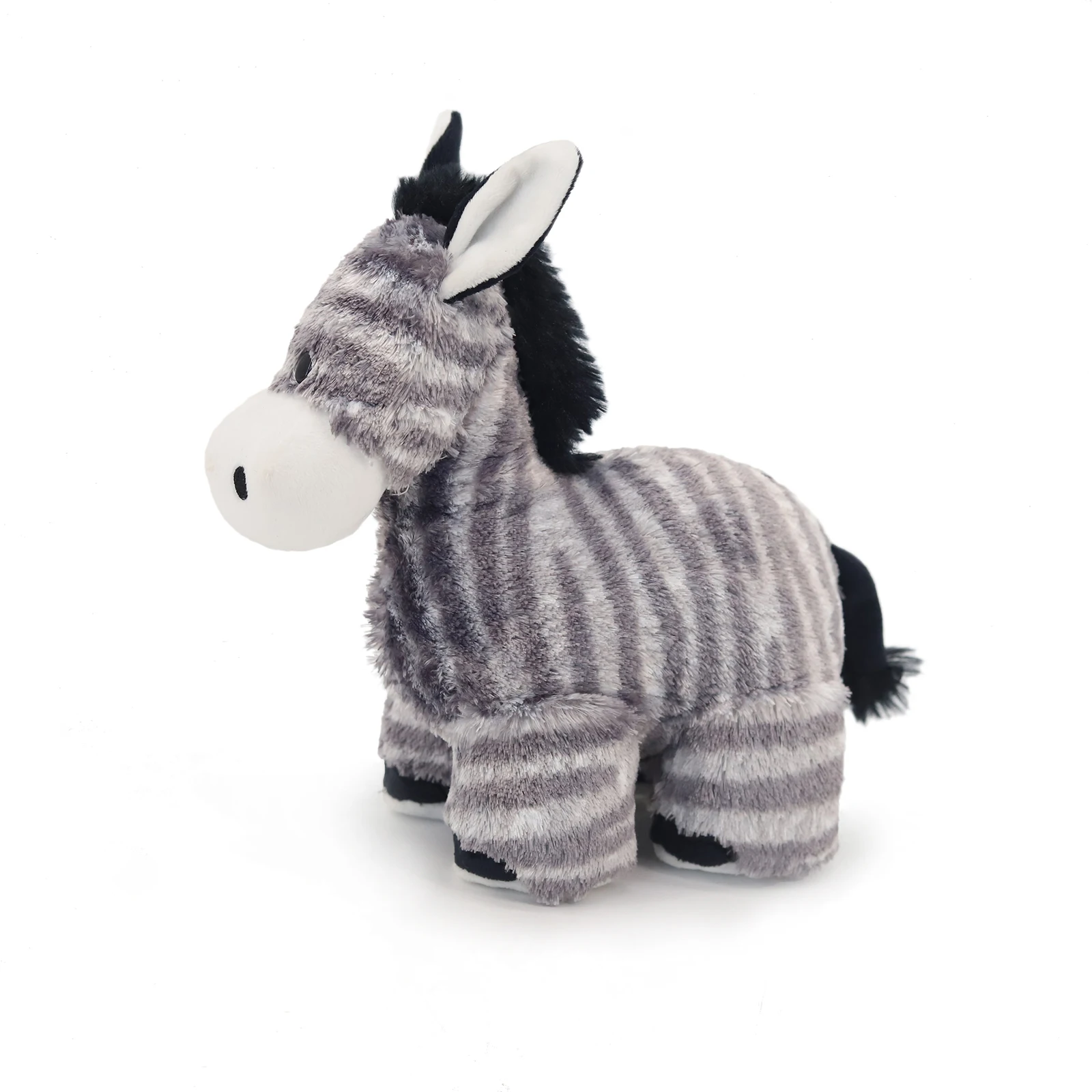 Echtes Leben Stehendes Zebra Stofftier Plüschtier Simulation Zebra Puppe Fotografie Requisiten Weihnachten Geburtstagsgeschenke für Kinder