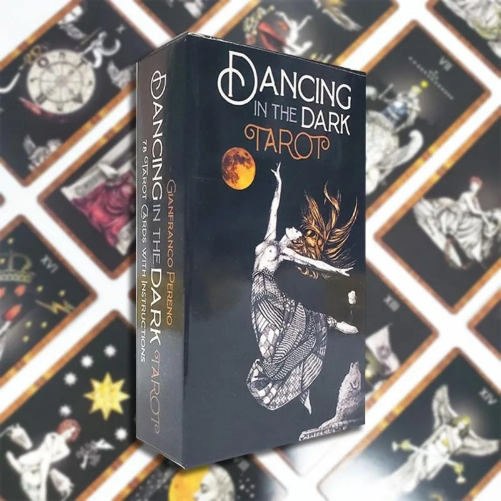 Dancing In The Dark Tarot Cards 78 Cards Oracle Deck E-Instruction Manual English Boarding Game