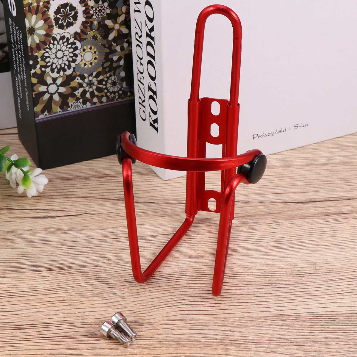 

Bike Water Bottle Cage Holder Durable Lightweight Portable Fits Most Bottles High Strength Aluminum Alloy Accessories