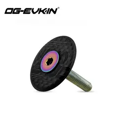 OG-EVKIN HC-001 Carbon Fiber Headset Top Cap Titanium Bolt M6 X 35mm 1-1/8