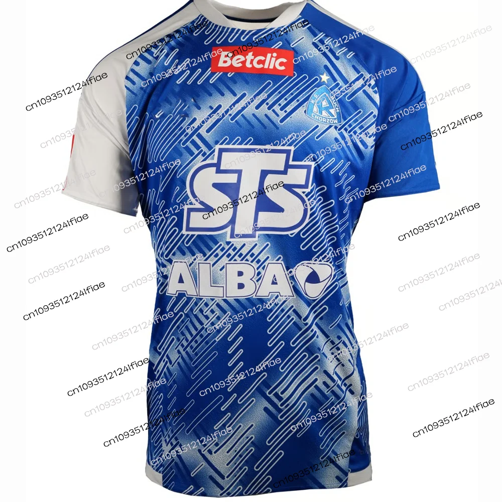 Ruch Chorzów Fan Edition Match Kit Men Sports T-Shirt Quick Drying Breathable Kids Casual Style Jersey New 26/27 Polish football