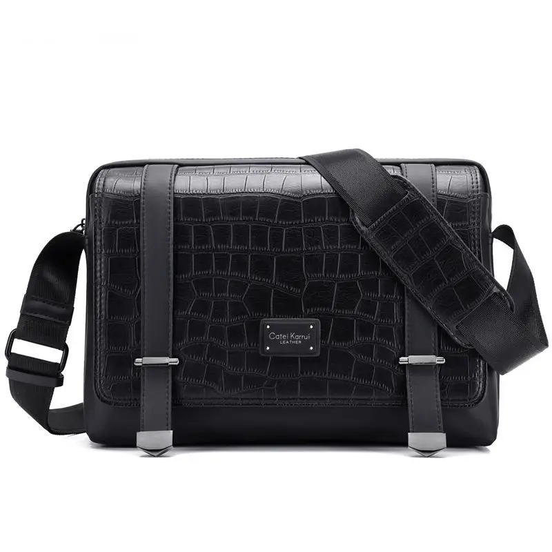 Men's Single Shoulder Business Casual Crossbody Bag Large Capacity Satchel New Fashionable And Convenient Single Shoulder Bag