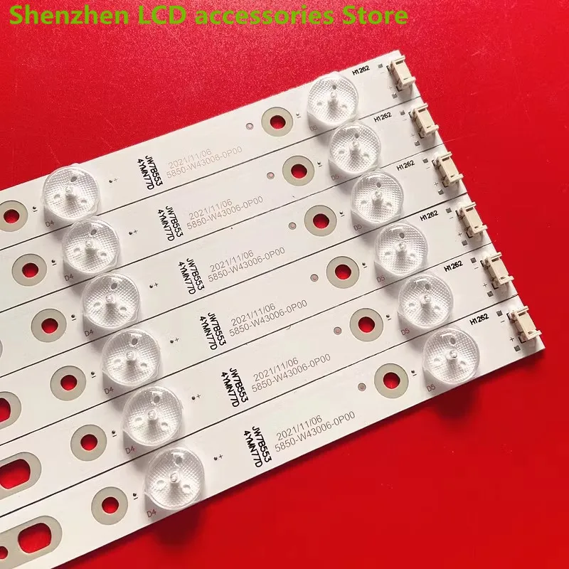 Per Skyworth 43 g6a Light Bar CRH-A43G6A30300310781REV1.0I muslimah 40.5CM 100% nuova striscia di retroilluminazione a LED