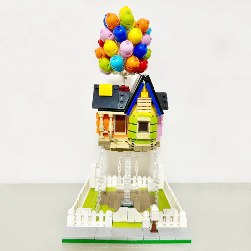 IN STOCK Movie Series Up Suspension Balloon House Building Model Block Creativity Idea MOC Blocks Brick Toy Children best Gift