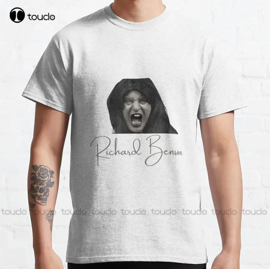 Richard Benson Classic T-Shirt Custom Aldult Teen Unisex Digital Printing Tee Shirts Funny Art Streetwear Cartoon Tee Xs-5Xl
