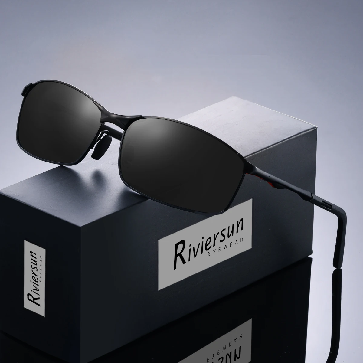 Polarisierte rechteckige Sonnenbrille UV400 Parsnip-Brille für Männer und Frauen, hochwertige Reit- und Outdoor-Radbrille