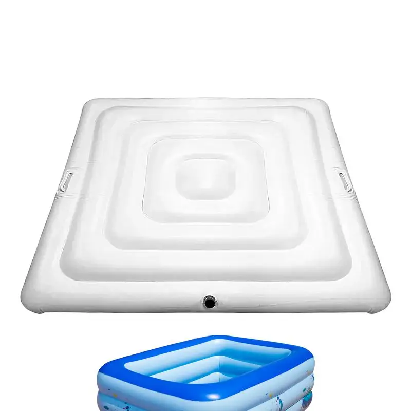 

Square Insulated Hot Tub Cover Windproof Rain Thermal Cover Inflatable Energy Saving Square Hot Tub Lid for hot tub cover