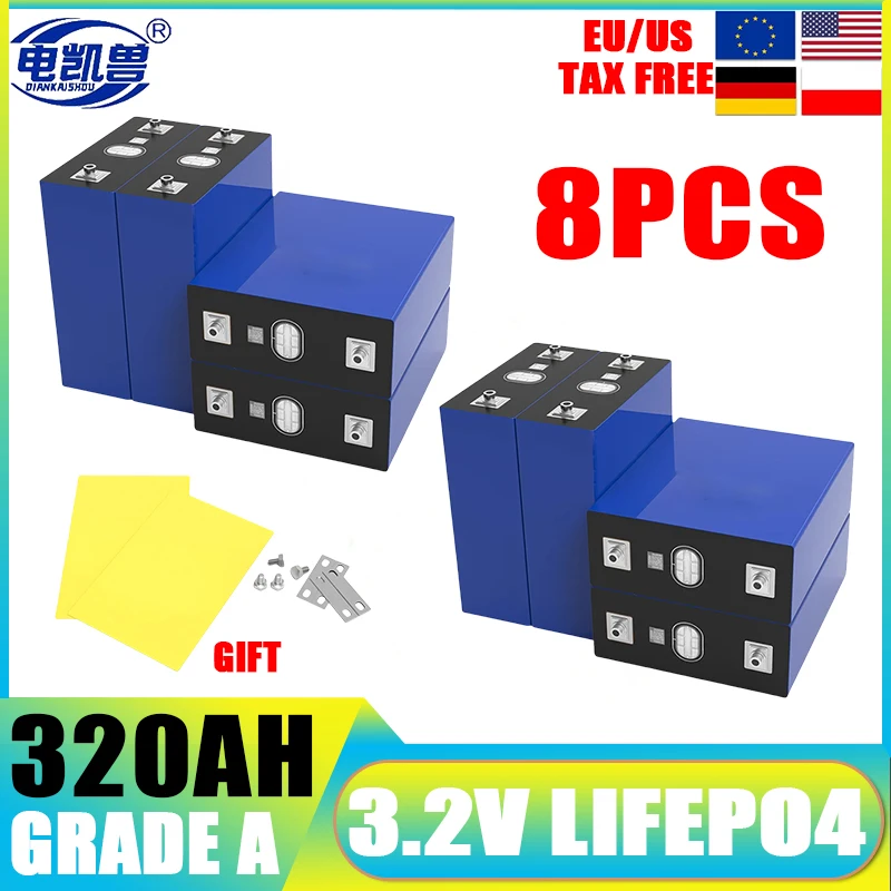 Imagem -02 - Bateria Recarregável para Carro Elétrico Faça Você Mesmo Solar Energy Battery Grau a Duty Novo 310ah 280ah 12v 24v 48v Pcs