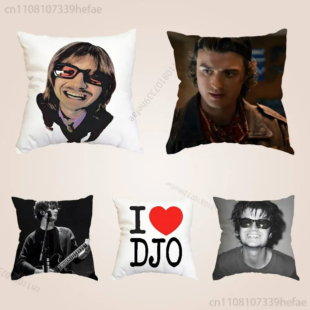 

J-Joe Keery Singer Funny Pillow Case Anti-dustmite Pillowcase Invisible Zipper Silky Short Plush Sofa Cushion Cover