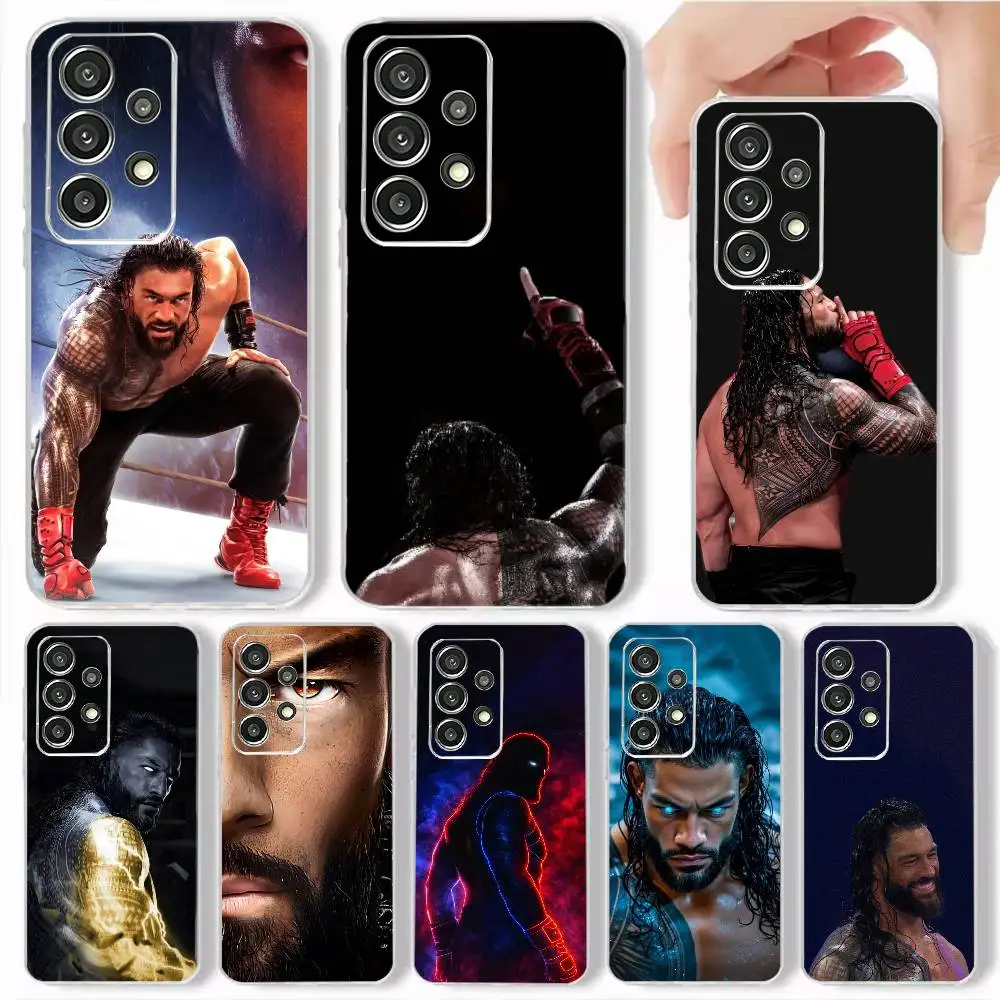 Legend B-boxer R-Roman Reigns Phone Case Transparent Soft case For Samsung S25,S24,S21,S22,S23,S30,Ultra,S20,Plus