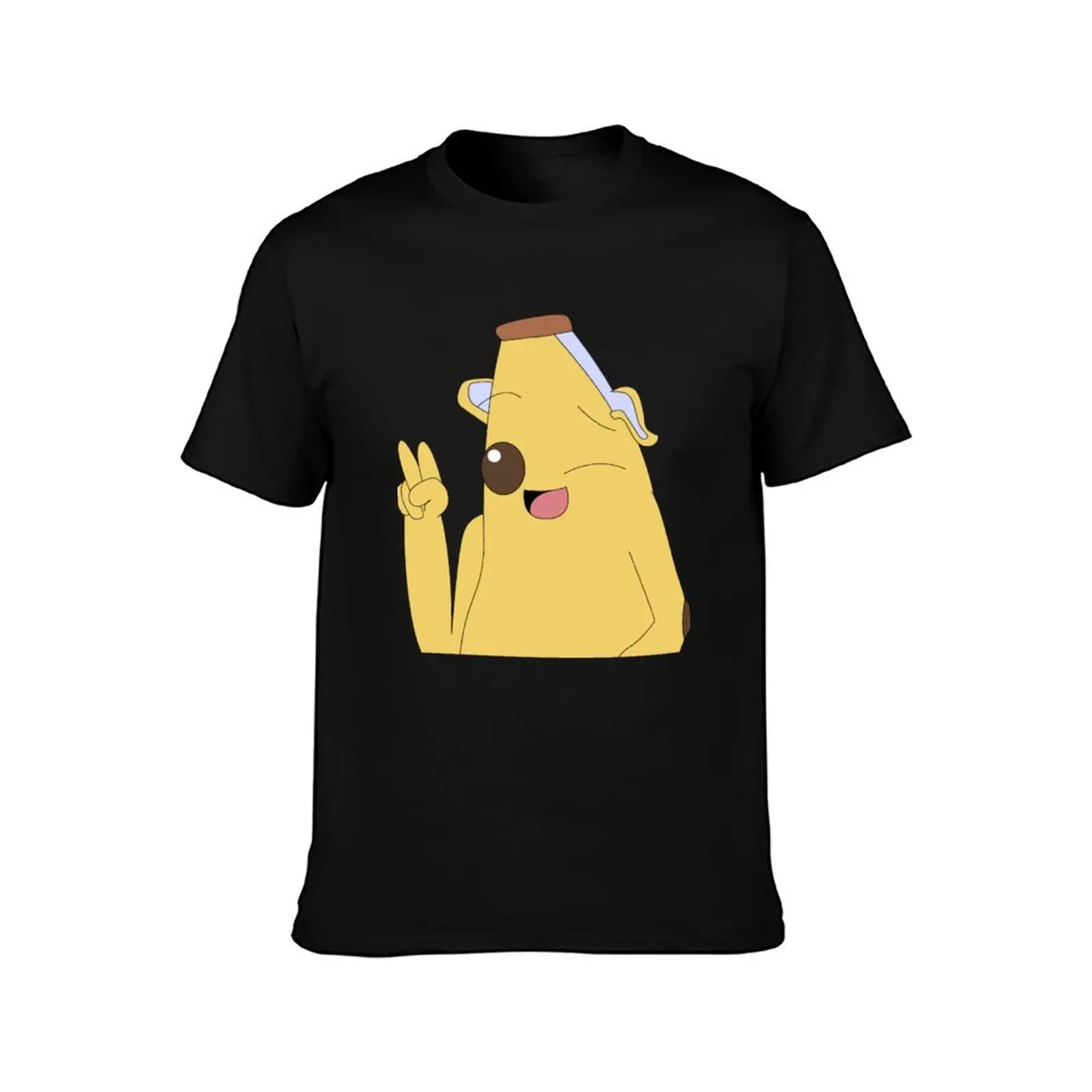 Peely T-Shirt, Summer Casual Cotton Tee, Oversized Streetwear Tops, Vintage Graphic Print, Loose Fit Short Sleeve, 100% Cotton