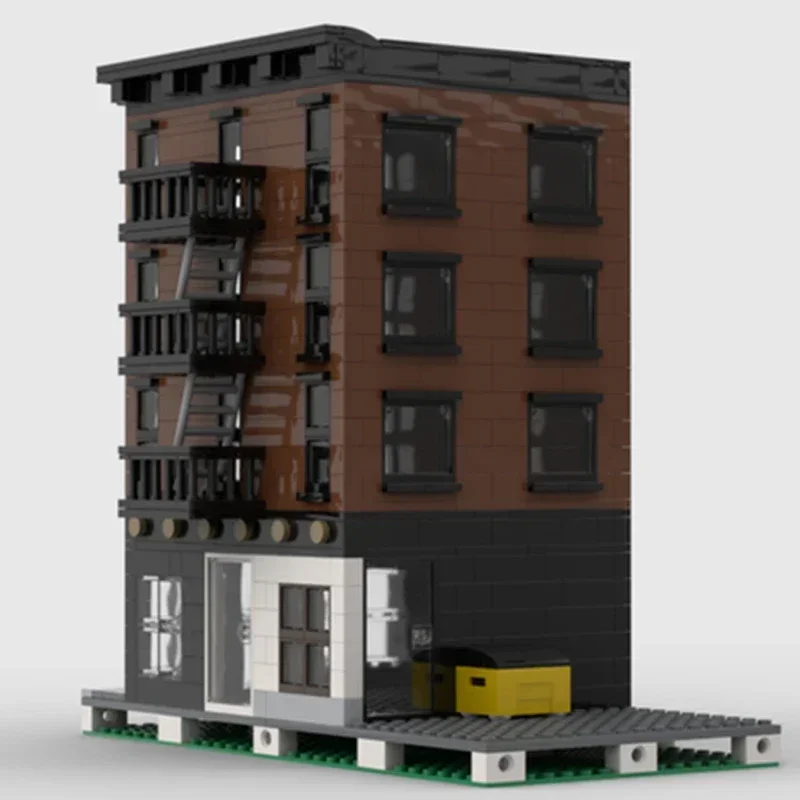 New York Apartamento Blocos de Construção Modular City Street View Modelo, Tijolos Tecnologia, Montagem DIY, Brinquedos de Natal, Presentes Conjuntos