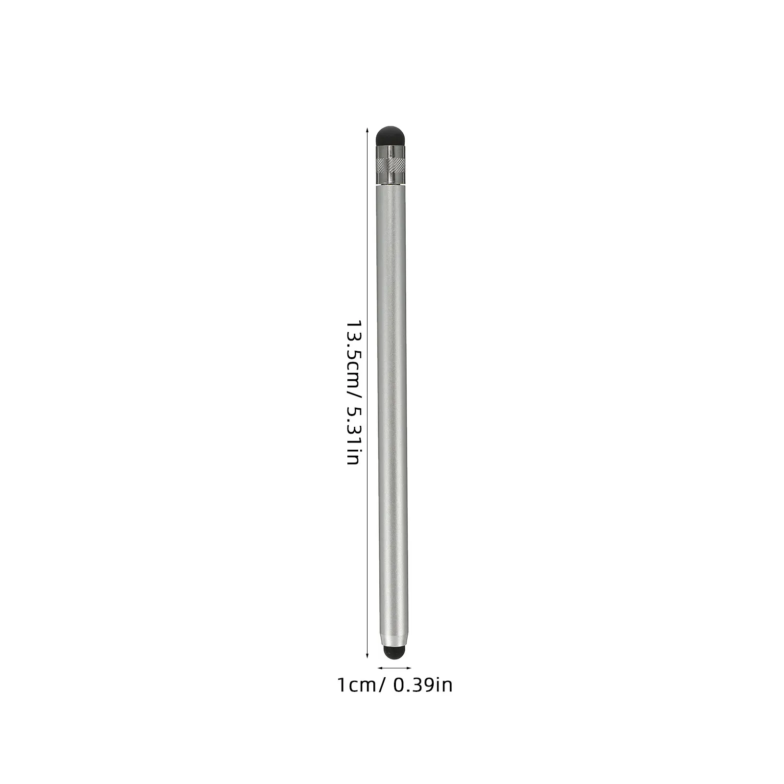

Capacitive Touch Screen Stylus Pen Silver Universal Mobile Phone Tablet Smooth Writing Precise Positioning Lightweight Aluminum