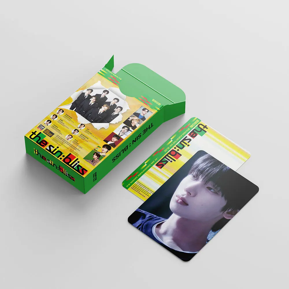 55 K-pop boy group The 8TH MINI ALBUM The Sin Bliss support LOMO cards, fan collectible gift cards image 5