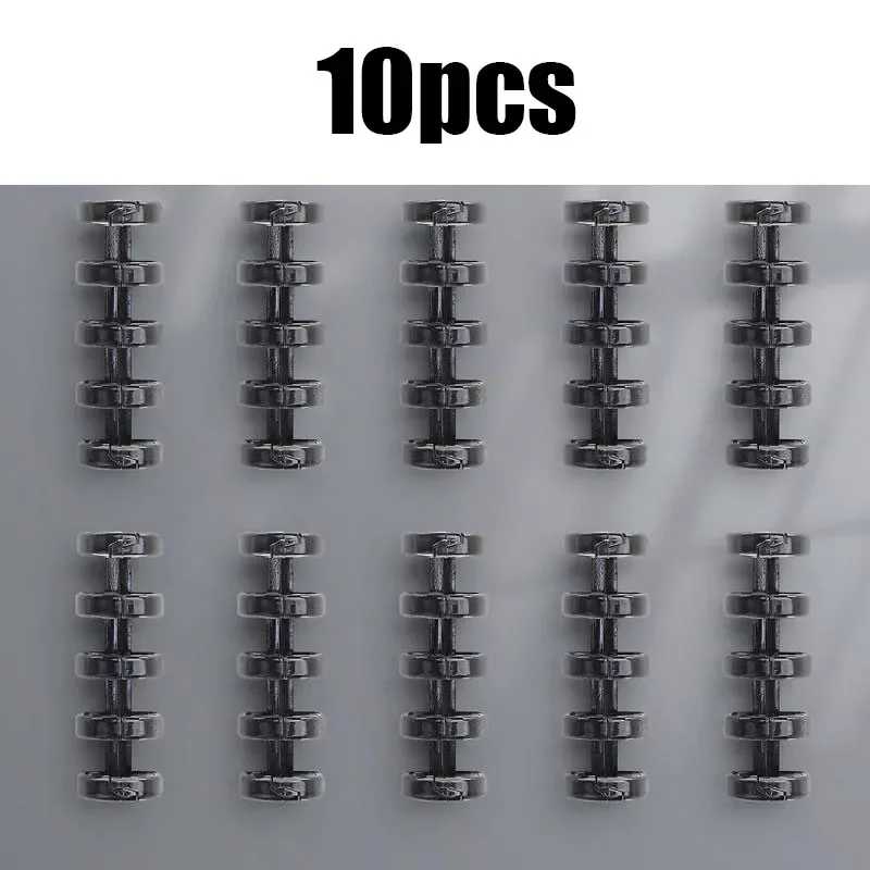 Binding Spines Snap Split Binder Rings, 10-30Pcs