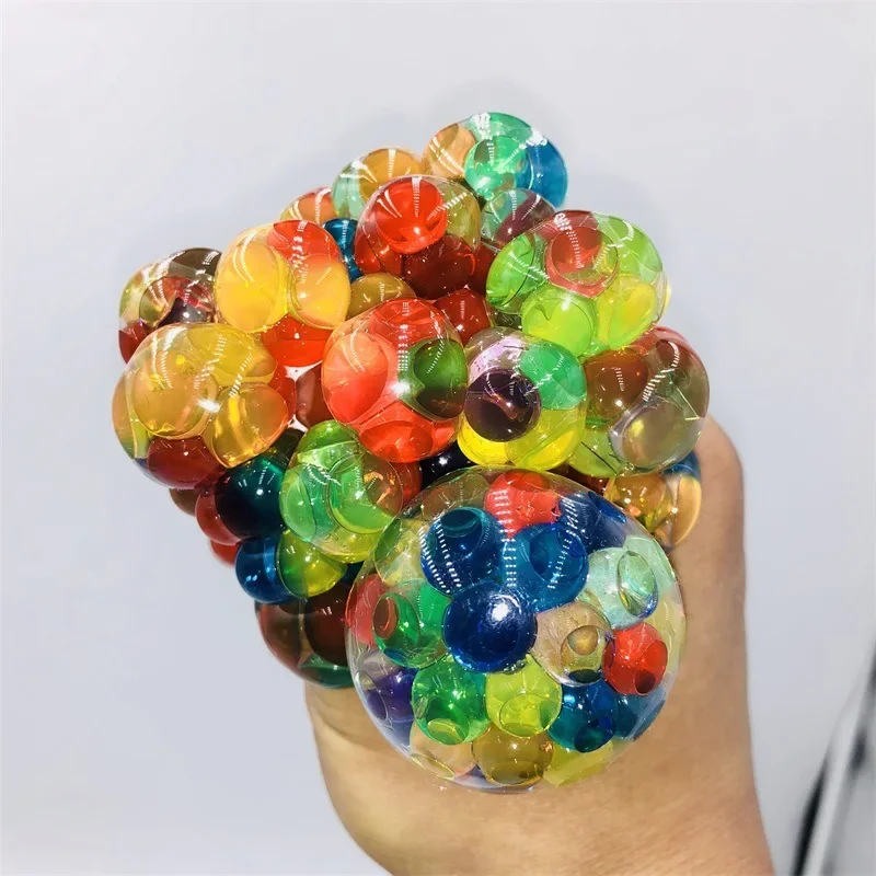 Colorful Fidget Toys DNA Anti-stress Pressure Stress Ball Child Sticky Balls Soft Stuffed Toys Sensory Figet Squishies