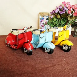 Retro küçük koyun scooter modeli ev oturma odası çalışma cafe dekoratif süsler