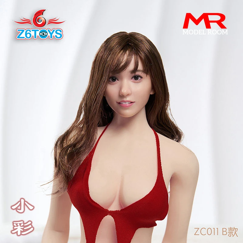 Z6TOYS ZC011 1/6 سايكا كاكاتيتا عيون متحركة رئيس نحت نحت نموذج صالح 12 ''أنثى الجندي عمل الشكل دمى الجسم