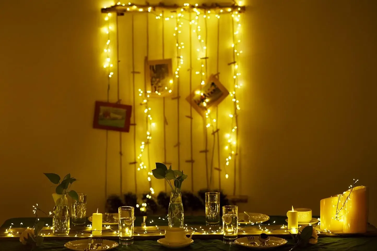 3m, 18m, 36mのプラグ付きの妖精のクラスターLEDライト,屋内ガーデンライト,寮の部屋,パーティー,休日,結婚式の装飾