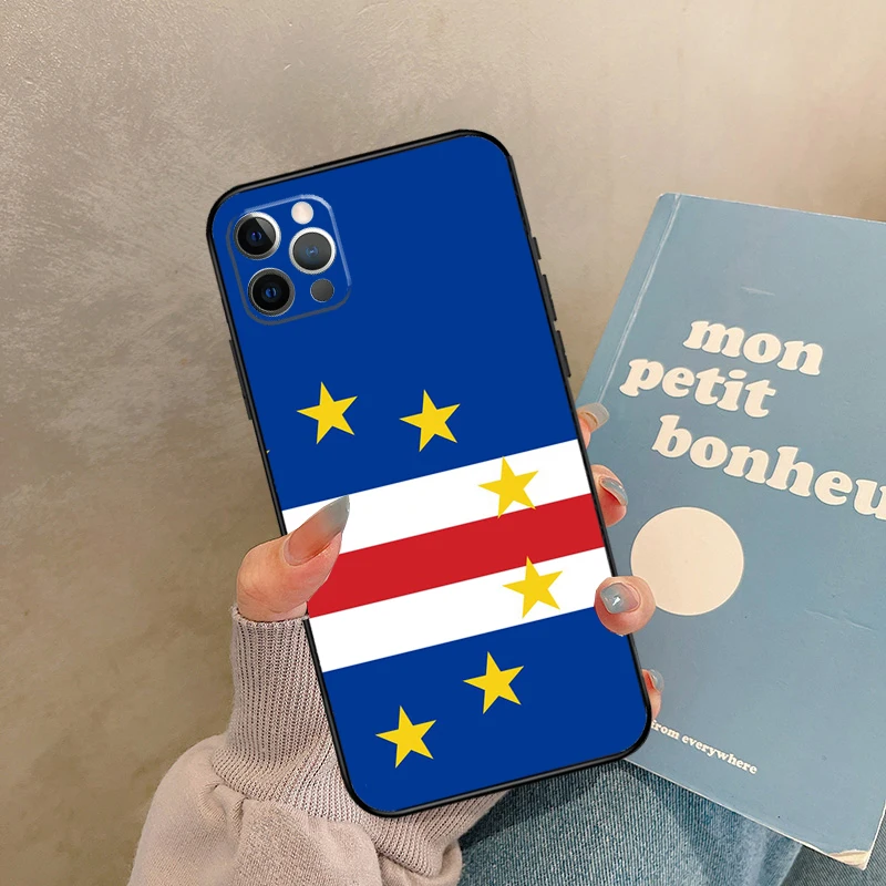 حافظة هاتف من السيليكون بعلم كيب فيردي لهاتف آيفون 17 إير 17 برو 17 برو ماكس غطاء كامل #6