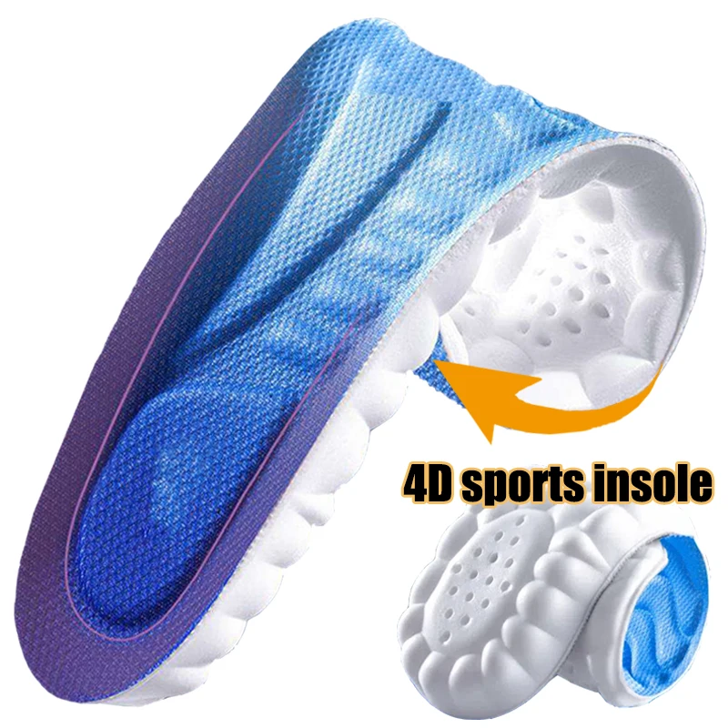 

Ортопедические стельки для мужчин и женщин, ПУ, мягкая дышащая амортизирующая стелька для бега, поддержка свода стопы