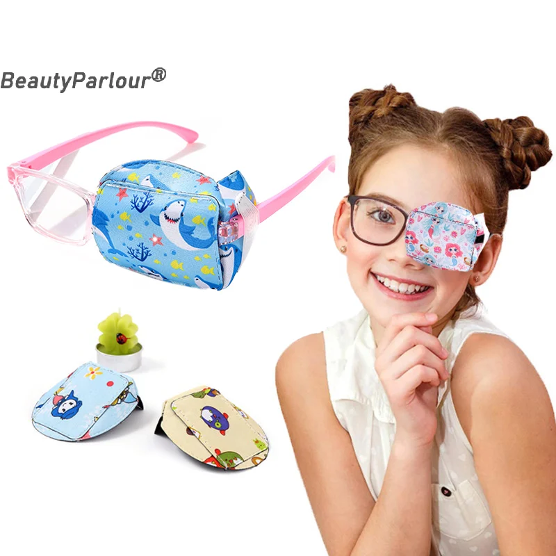 1Pcs Cute Kids Strabismus Treatment Vision Care Children Health Care Kids Child Occlusion Medical Lazy Eye Patch Eyeshade