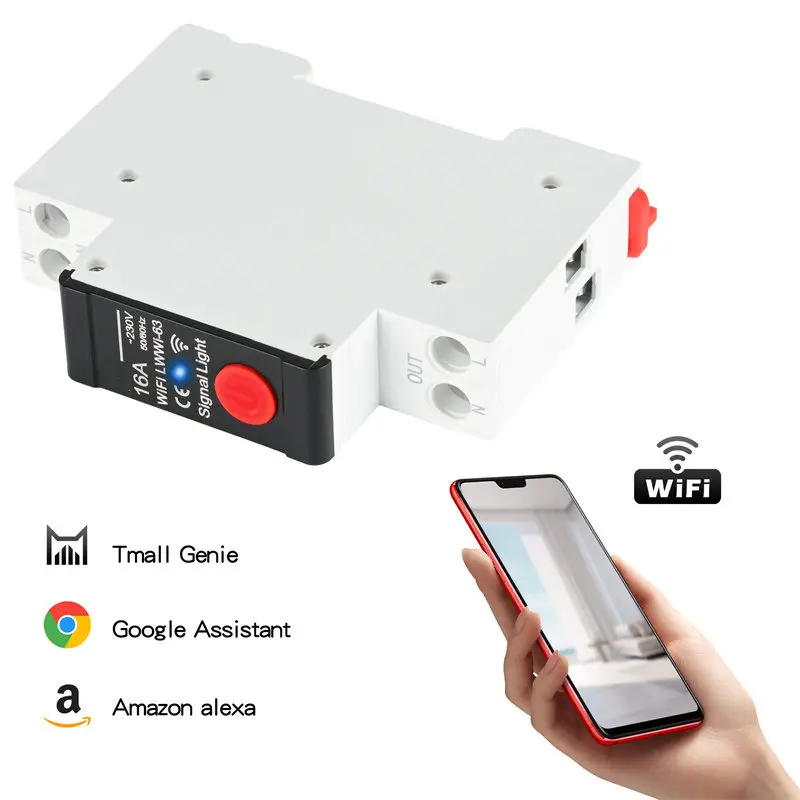 Smart WiFi Energy Monitor Timer Switch for Remote Control of Home Appliances