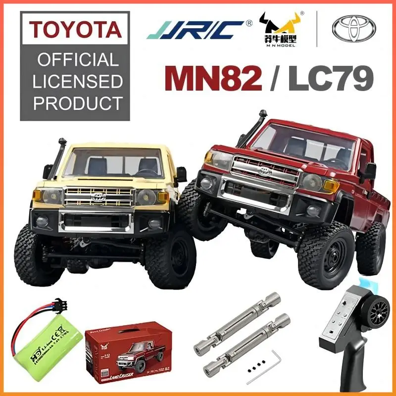 Mn82 Rc Car 1:12 Full Scale 2.4G 4WD 280 Motor Remote Control Off-Road Pickup Truck Model Car for Boys Adult Gifts  Rc Car