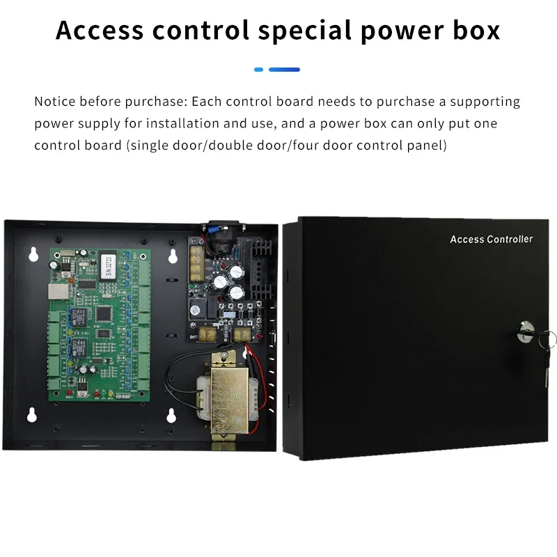 TCP/IP network multi-door access control system wiegand26 parking lot 1 2 4 door security control board with software protocol