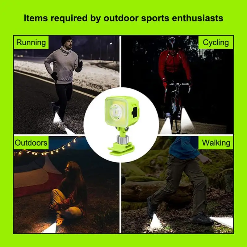 Running Shoe Lights Shoe Headlights Outdoor Night Gear For Runners Lightweight Safety Running Gear Adjustable Running Lights For