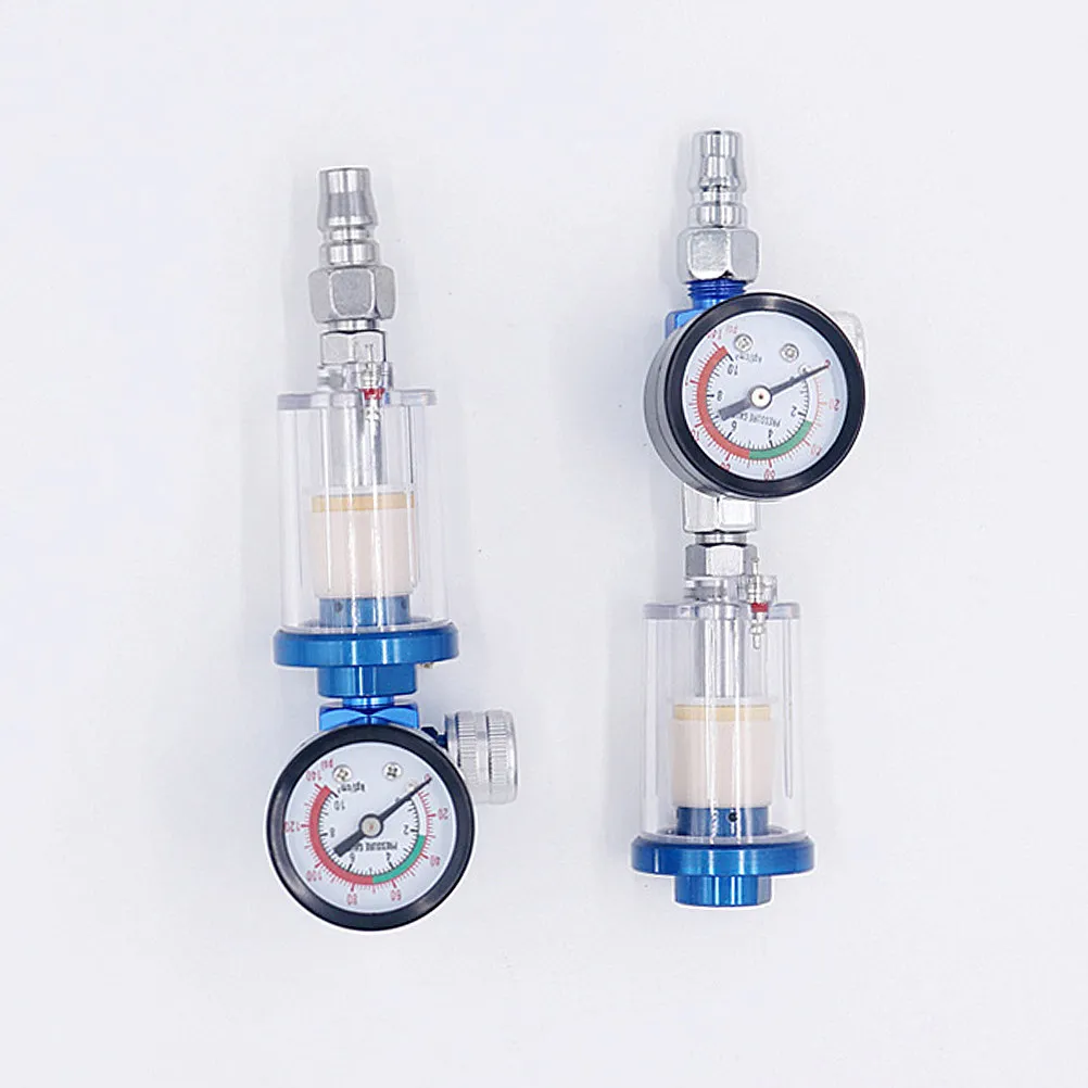 

1Set Air Pressure Regulator Filter Adjuster Oil Water Separator Stable Pressure High Accuracy Quick Connect Aluminum Alloy