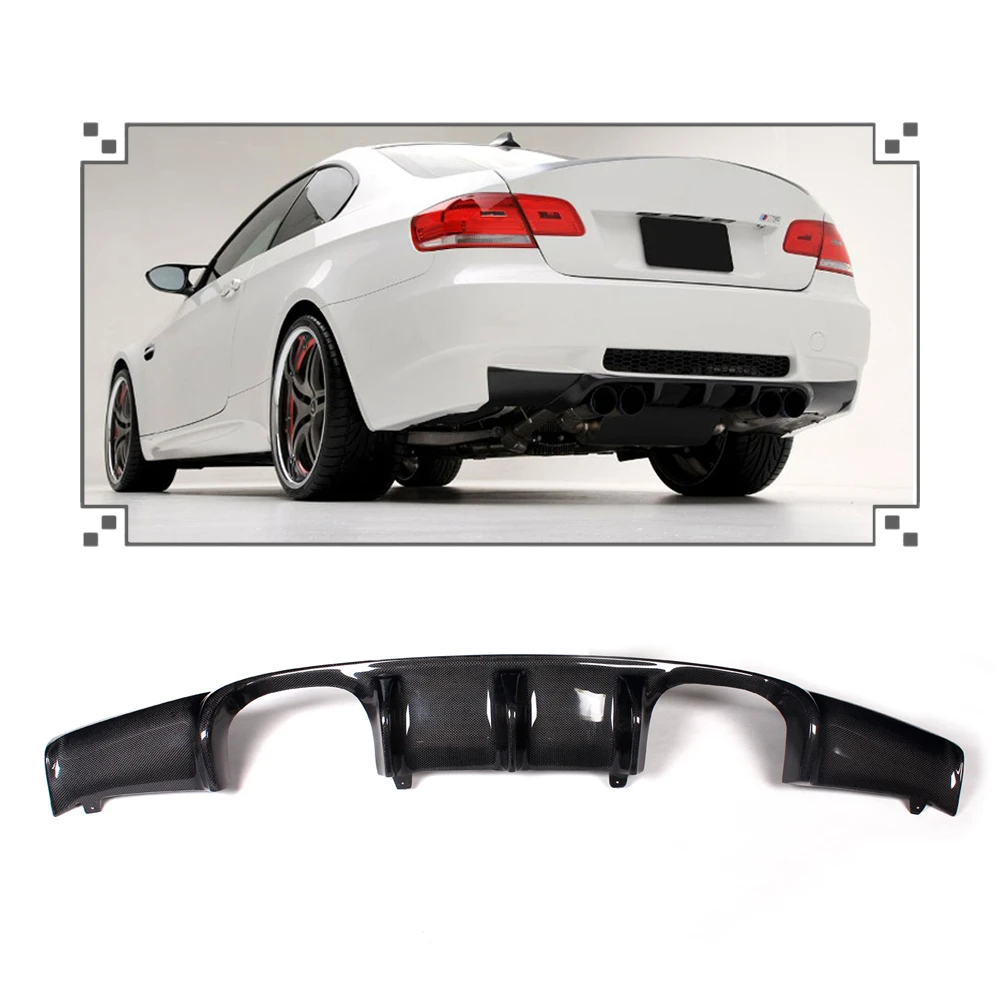 Auto accessories aftermarket FRP parts and carbon fiber rear spoiler diffuser for BWM E92 M3 VORSTEINER