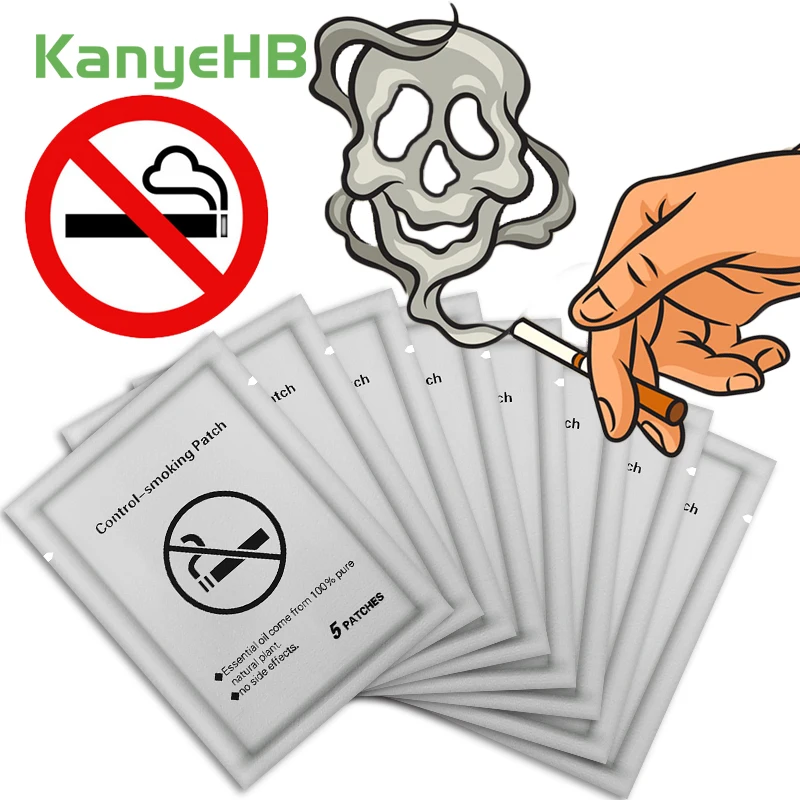 

40pcs=8bag Medical Stop Smoking Plaster Smoking Cessation Patches Herbal Smoking Cessation Product Smoking Control Stickers A441