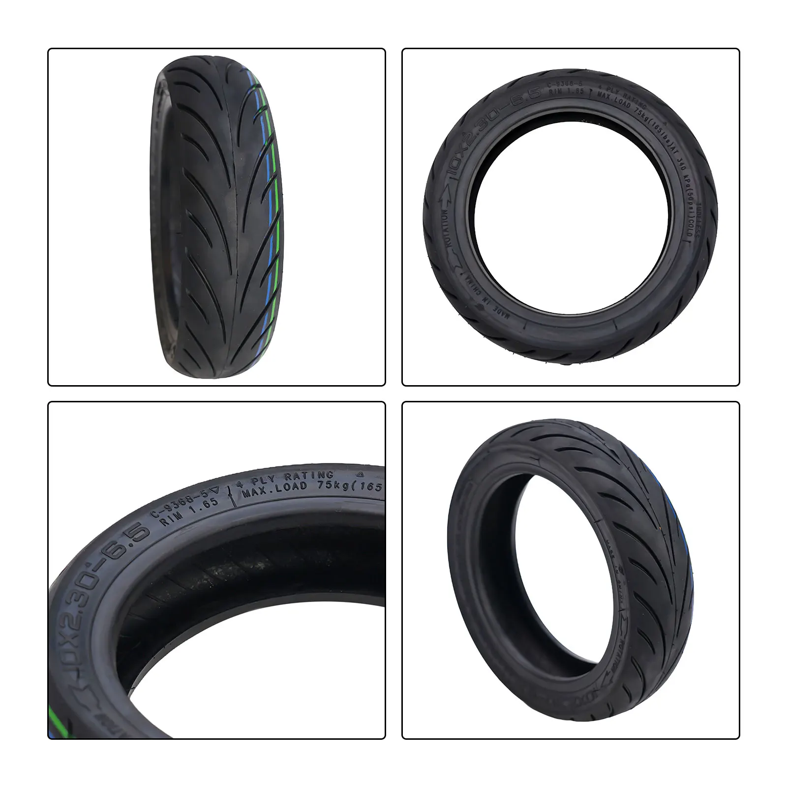 

Scooter Accessories Scooter Tire Not Easy To Deform Quick Installation Rubber Wearproof 10 Inch For NIU KQI2 Electric Scooter